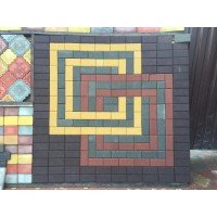 Логотип "ДваКвадрата" из брусчатки