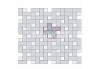 Тротуарная плитка Брусчатка Steingot Прямоугольник 200*100*60 Темно-красная (верхний прокрас)