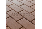 Тротуарная плитка Брусчатка Steingot Прямоугольник 200*100*60 Коричневая (верхний прокрас)