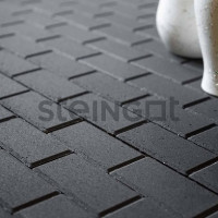 Тротуарная плитка Брусчатка Steingot Прямоугольник 200*100*60 Черная (верхний прокрас)