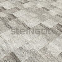 Тротуарная плитка Steingot Плита 600x300x80 "Серебристый камень (Stein Silver)"