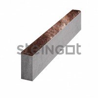 Бордюр Садовый STEINGOT 1000*200*80 "Бурый камень (Stein Brown)"