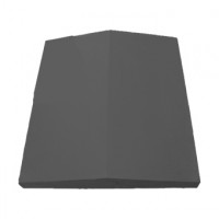 Колпак крышка на забор бетонный 390х350 мм Черный