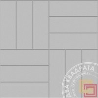 Тротуарная плитка 500х500х50 12 кирпичей
