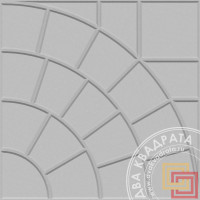Тротуарная плитка 350х350х50 Паутинка