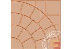 Тротуарная плитка 350х350х50 Паутинка