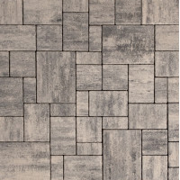 Тротуарная плитка 342 Механический завод Бавария ColorMix 60мм Арктика