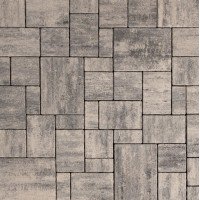 Тротуарная плитка 342 Механический завод Бавария ColorMix 60мм Арктика