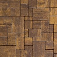 Тротуарная плитка 342 Механический завод Бавария ColorMix 60мм Каньон