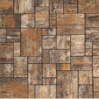 Тротуарная плитка  342 Механический завод Бавария ColorMix 60мм Карелия