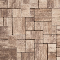 Тротуарная плитка 342 Механический завод Бавария ColorMix 60мм Невада