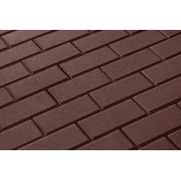 Брусчатка 342 механический завод Прямоугольник 200х100х60 мм красный