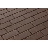 Брусчатка 342 механический завод Прямоугольник 200х100х60 мм Коричневый