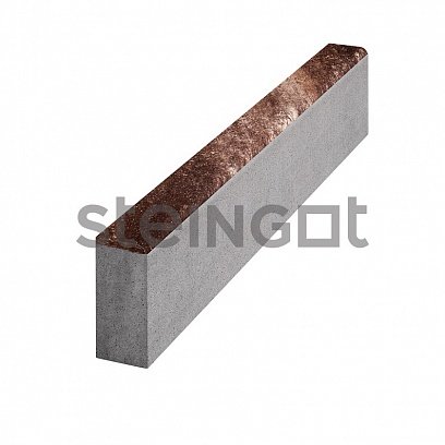 Бордюр Садовый STEINGOT 1000*200*80 "Бурый камень (Stein Brown)"